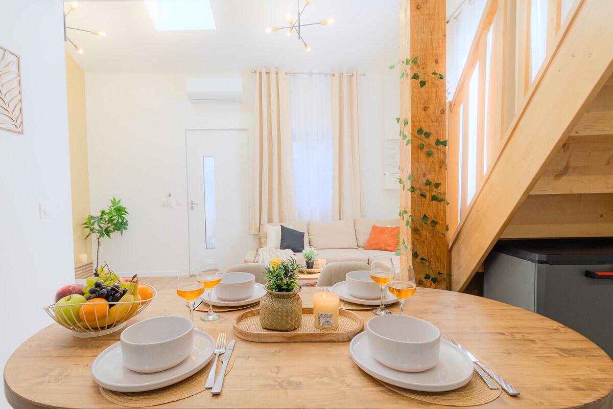 Coin repas dressé
